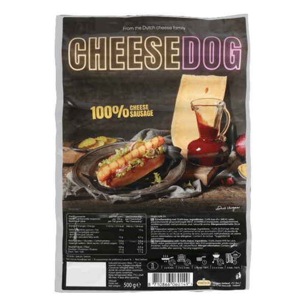 1280010  Vergeer Cheesedogs  6x500 gr