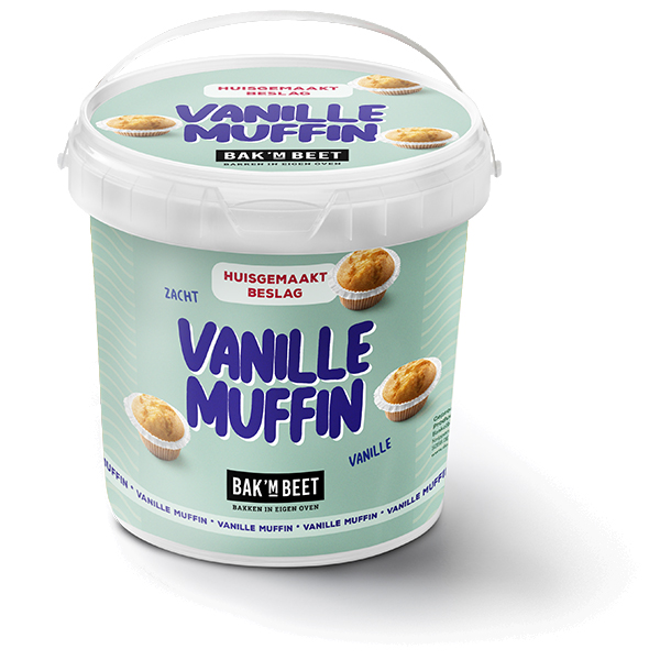 4214391 " Bak 'm Beet Muffin Vanille Beslag  1 kg "