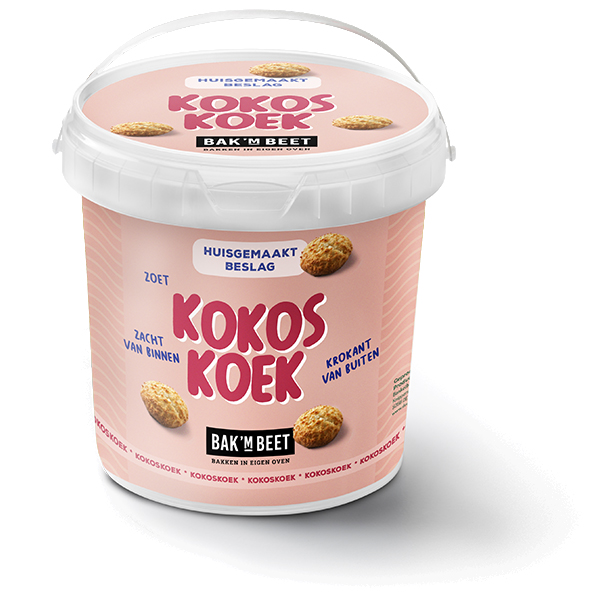 4214396 " Bak 'm Beet Koekjesdeeg Kokoskoek  1 kg "